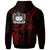 Samoa Custom Hoodie Red Turtle - Polynesian Pride