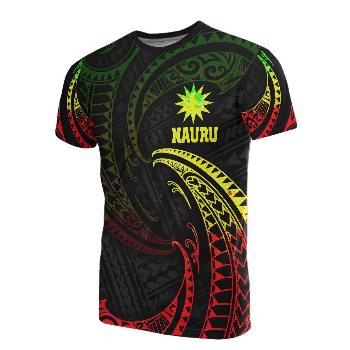 Nauru Polynesian T Shirt Reggae Tribal Wave Unisex Reggae - Polynesian Pride
