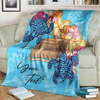 Tokelau Custom Personalised Premium Blanket - Tropical Style - Polynesian Pride