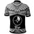 Yap Polo Shirt Polynesian Tattoo White Version - Polynesian Pride