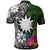 Nauru Polo Shirt Turtle Plumeria Banana Leaf - Polynesian Pride