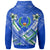 Pohnpei Polynesian Zip up Hoodie Pohnpei Flag Camisole Hibiscus Style - Polynesian Pride