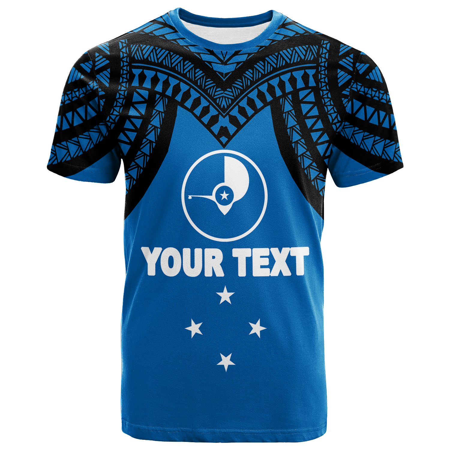 Custom Micronesia Yap Proud Yapese T Shirt LT12 Unisex Blue - Polynesian Pride