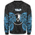 Yap Polynesian Custom Personalised Sweater - Spirit Style Blue - Polynesian Pride