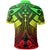 Kosrae Custom Polo Shirt Reggae Seal with Polynesian Tattoo - Polynesian Pride