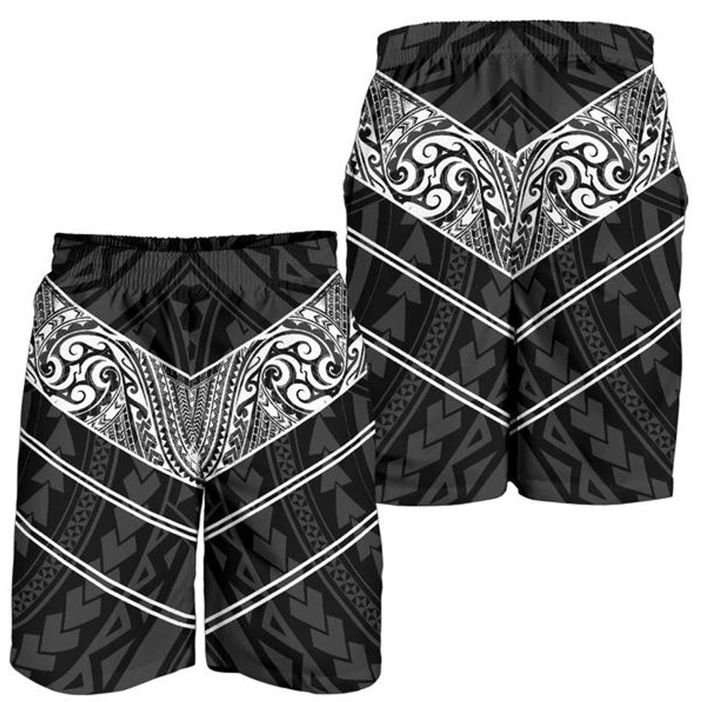 Specialty Polynesian Men's Shorts White White - Polynesian Pride