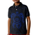 Hawaii Polynesian Polo Shirt Vintage Polynesian Turtle (Blue) - Polynesian Pride