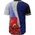 Wallis and Futuna Polynesian Custom Personalised Baseball Shirt - Coat Of Arm With Hibiscus Blue - Polynesian Pride