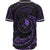 Yap Polynesian Baseball Shirt - Purple Tribal Wave - Polynesian Pride