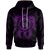 Hawaii Polynesian Hoodie Vintage Polynesian Turtle (Purple) Unisex Purple - Polynesian Pride