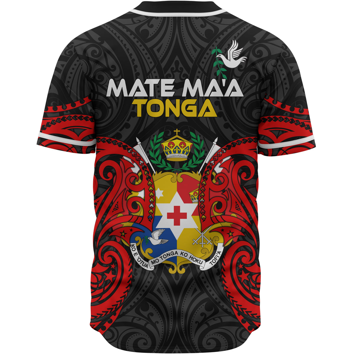 Polynesian Mate Ma'a Tonga Baseball Shirt - Tongan Spirit - Polynesian Pride