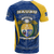 Nauru Polynesian T Shirt Nauru Flag Coat Of Arms Polynesian Tattoo Blue - Polynesian Pride