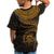 Tuvalu Polynesian Custom T Shirt Tuvaluan Waves (Golden) - Polynesian Pride