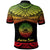 American Samoa Custom Polo Shirt Polynesian Tattoo Reggae Version - Polynesian Pride