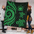 Samoa Premium Quilt - Green Tentacle Turtle - Polynesian Pride