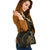 Kanaka Shoulder Handbag - Polynesian Pattern Style Gold Color - Polynesian Pride