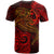 Guam Polynesian T Shirt Red Shark Polynesian Tattoo - Polynesian Pride