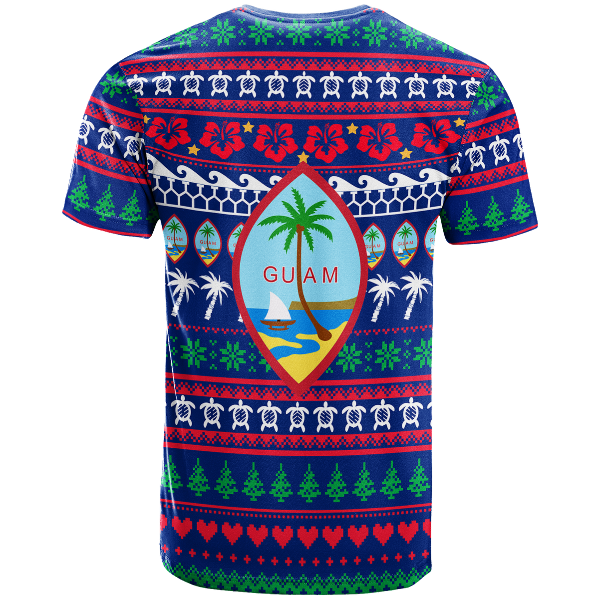 Guam Christmas T Shirt Ugly Christmas LT12 - Polynesian Pride