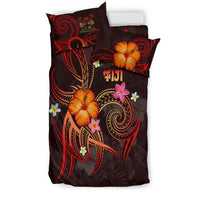 Fiji Polynesian Bedding Set - Legend of Fiji (Red) - Polynesian Pride