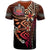 Samoa Custom T Shirt Red Vintage Tribal Mountain - Polynesian Pride