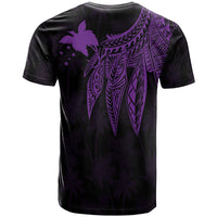Papua New Guinea T Shirt Polynesian Wings (Purple) - Polynesian Pride