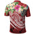 Tonga Polynesian Polo Summer Plumeria (Red) - Polynesian Pride