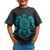 American Samoa Polynesian T Shirt Vintage Polynesian Turtle (Turquoise) - Polynesian Pride