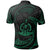 Vanuatu Polynesian Custom Polo Shirt Green Tribal Wave - Polynesian Pride