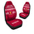 (Custom Personalised) Beulah College Car Seat Covers Ngatu Pattern Tonga LT13 One Size Maroon - Polynesian Pride