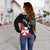 (Custom Personalised) Wallis and Futuna Polynesian Off Shoulder Sweater Fantastic Flowers LT13 - Polynesian Pride