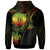 Niue Custom Zip up Hoodie Reggae Turtle - Polynesian Pride