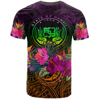 Polynesian Hawaii T Shirt Summer Hibiscus - Polynesian Pride