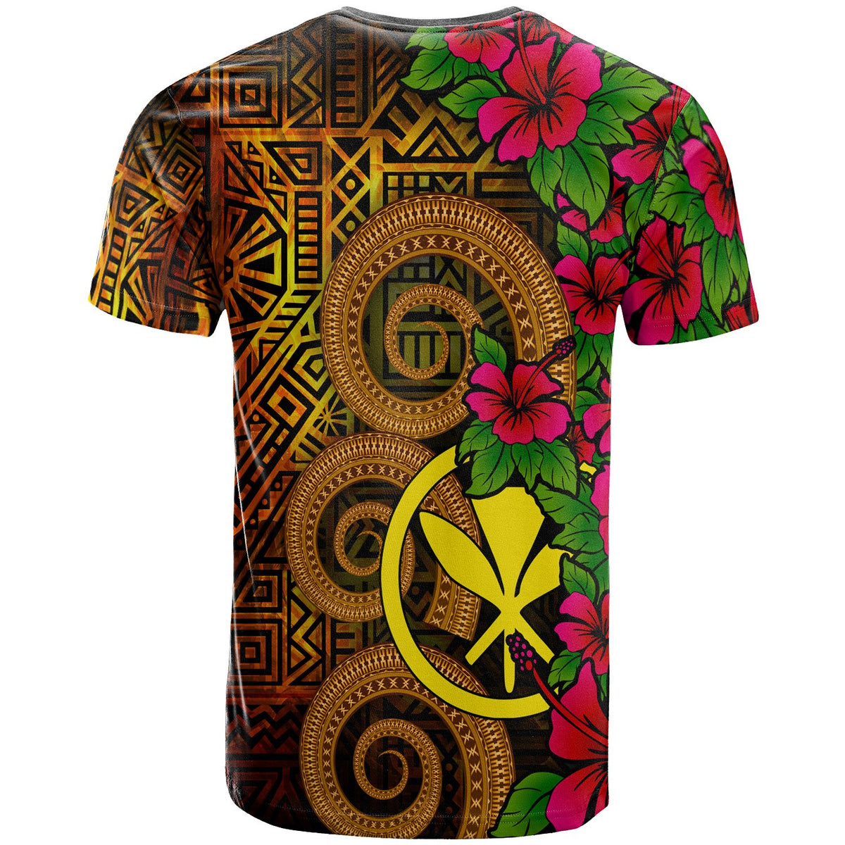 Hawaii Polynesian T Shirt Hibiscus Vintage - Polynesian Pride
