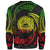 American Samoa Polynesian Custom Personalised Sweater - Reggae Tribal Wave - Polynesian Pride