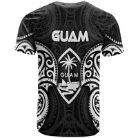 Guam Polynesian Custom T Shirt Guam Spirit White - Polynesian Pride