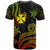 Wallis and Futuna T Shirt Polynesian Turtle With Pattern Reggae - Polynesian Pride