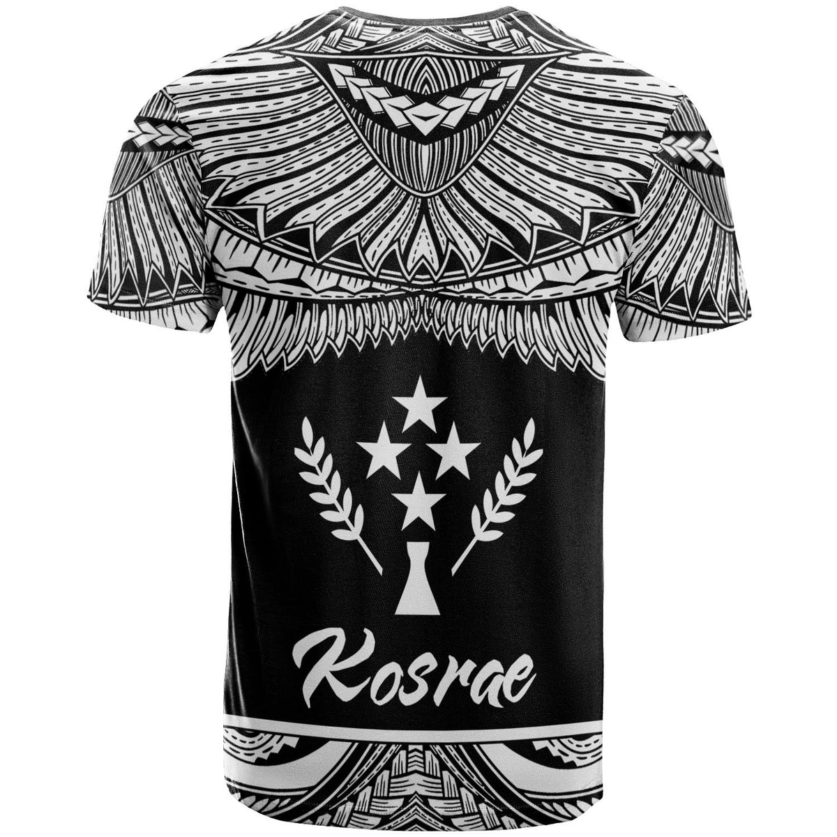 Kosrae Polynesian T Shirt Kosrae Pride White Version - Polynesian Pride
