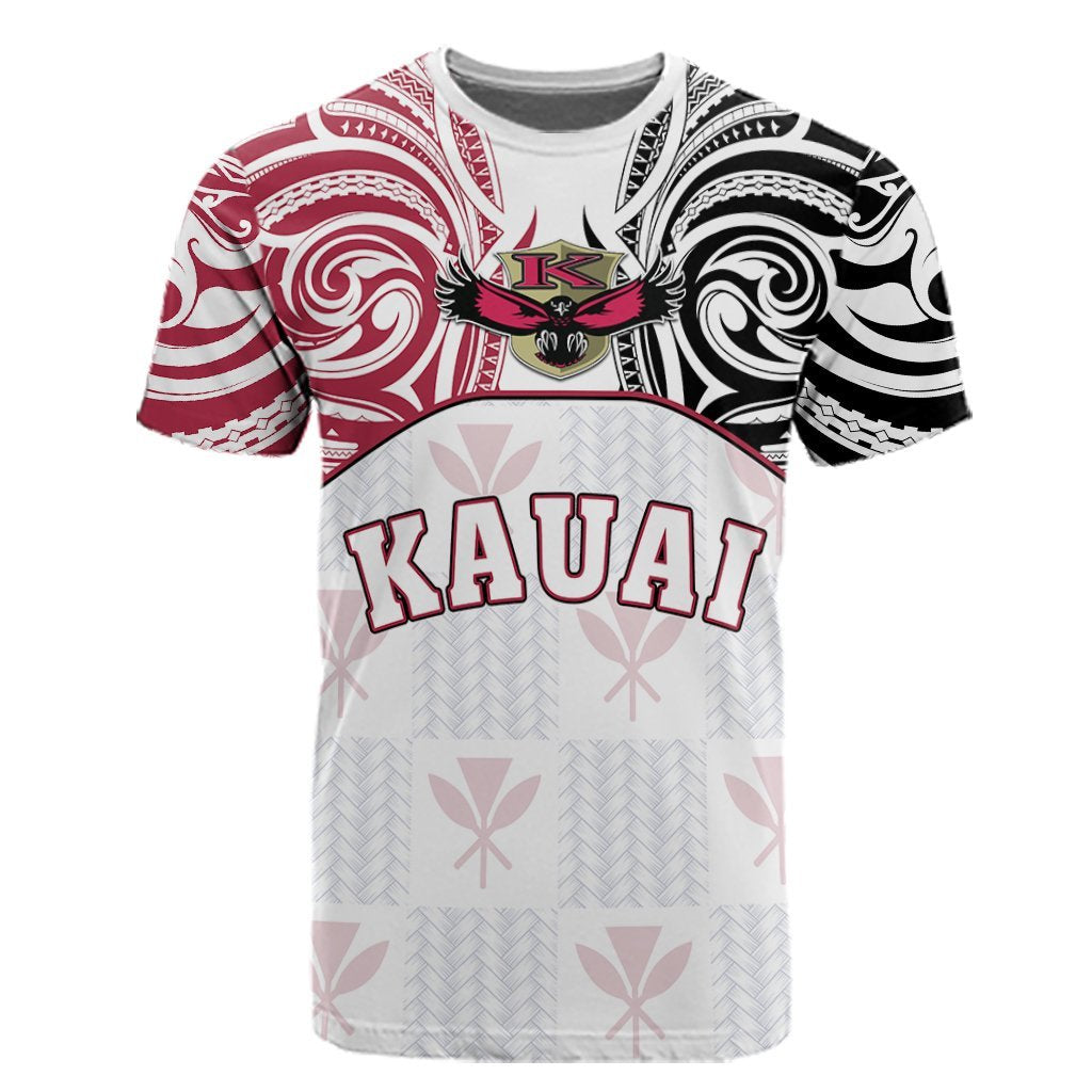 Hawaii T Shirt Kanaka Kauai High School T Shirt Demodern Style - Polynesian Pride