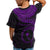 Chuuk Polynesian Custom T Shirt Chuuk Waves (Purple) - Polynesian Pride