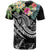 Fiji Polynesian T Shirt Summer Plumeria (Black) - Polynesian Pride