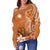 Marshall Islands Women's Off Shoulder Sweaters - Marshallese Spirit - Polynesian Pride