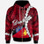 Papua New Guinea Sandaun Province Polynesian Zip Hoodie Tribal Wave Tattoo Unisex Red - Polynesian Pride