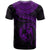 Tonga Polynesian Custom T Shirt Tonga Waves (Purple) - Polynesian Pride