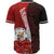 Niue Polynesian Baseball Shirt - Coat Of Arm With Hibiscus - Polynesian Pride