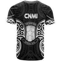 Northern Mariana Islands Polynesian T Shirt CNMI Spirit White - Polynesian Pride