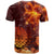 Tahiti Polynesian Custom T Shirt Fire Hibiscus - Polynesian Pride