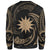 Nauru Polynesian Custom Personalised Sweater - Gold Tribal Wave - Polynesian Pride