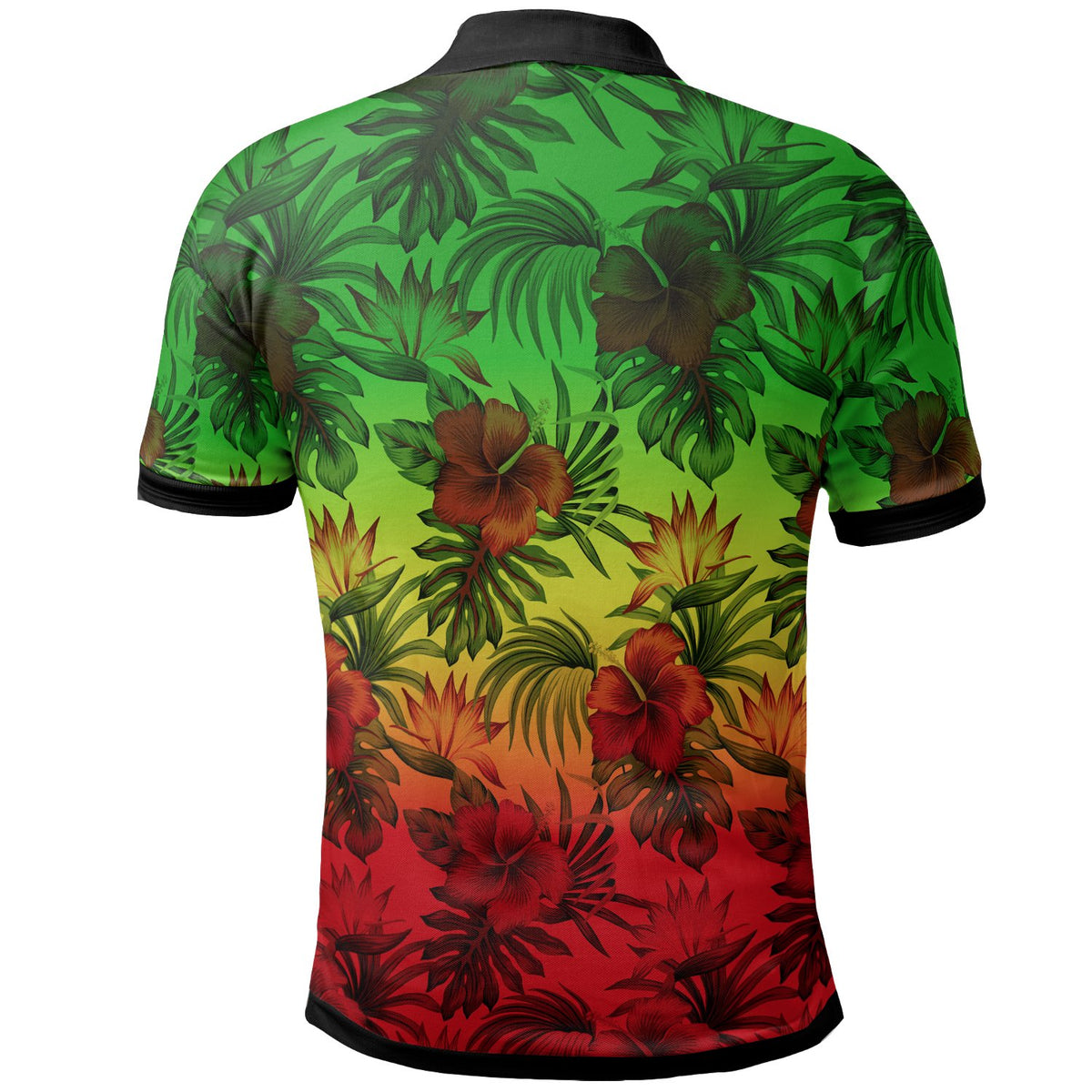 Polynesian Polo Shirt Reggae Hibiscus Patterns - Polynesian Pride
