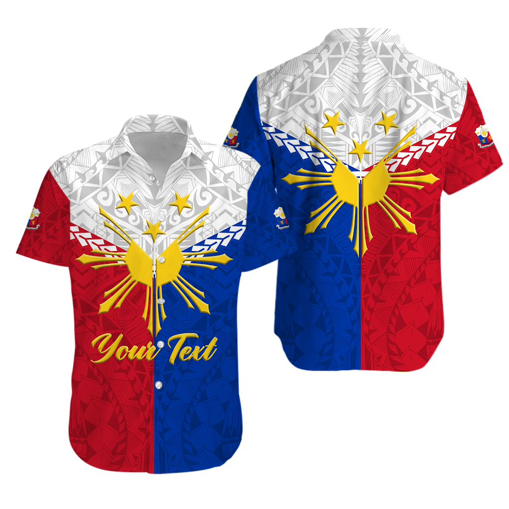 (Custom Personalised) The Philippines Legend Hawaiian Shirt - LT12 Unisex Red - Polynesian Pride