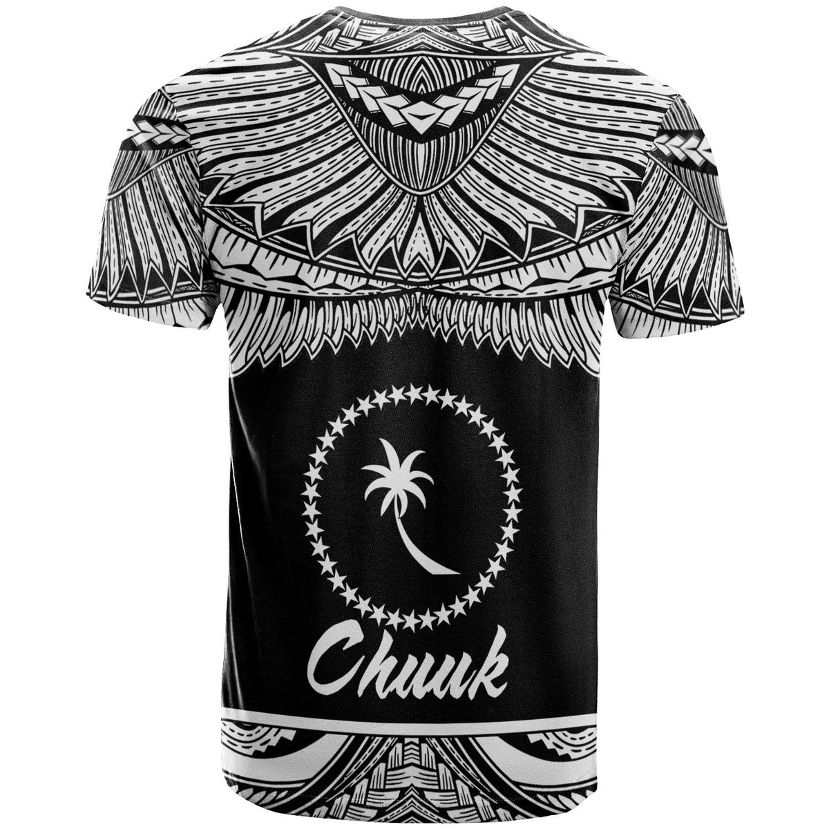 Chuuk Polynesian T Shirt Chuuk Pride White Version - Polynesian Pride